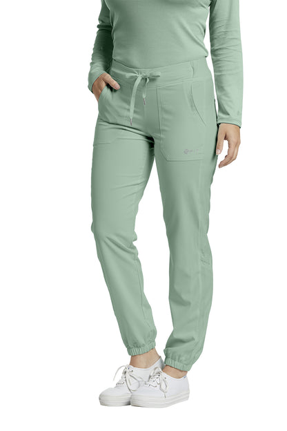 399 Women's White Cross Fit Jogger Pant