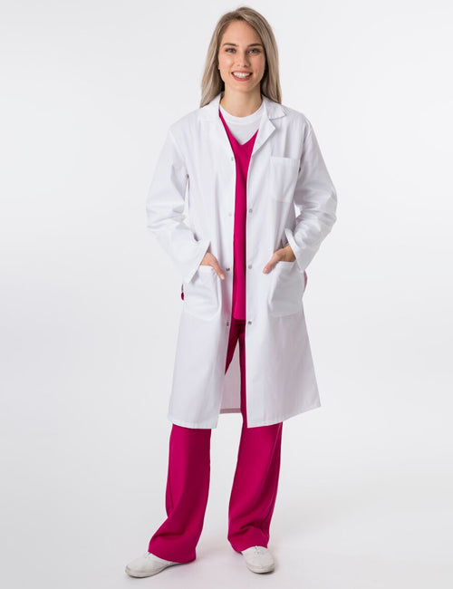 4500  Greentown Unisex Lab Coat With Snap Buttons