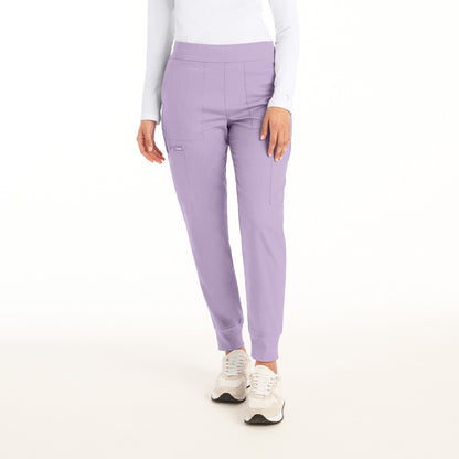 LB406 White Cross Landau Proflex Women's Jogger Scrub Bottoms