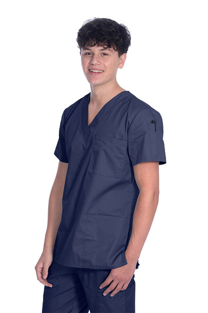 1005 Unisex Greentown Classix V-Neck Soft Cotton Scrub Top