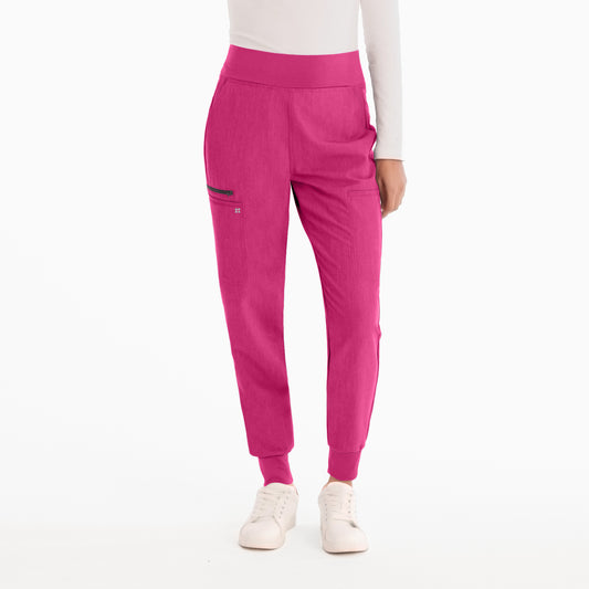 *Clearance Colours* WB410P White Cross VTess Women's Petite Joggers with Jersey Knit Contrast