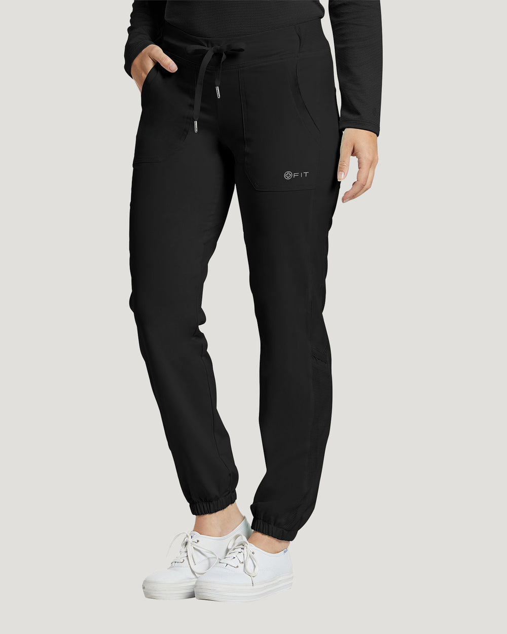 399 Women's White Cross Fit Jogger Pant